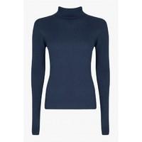 rib roll neck jumper