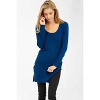 RIB SCOOP NECK TUNIC