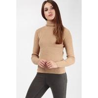 rib roll neck jumper