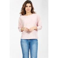 RIBBED BATWING TOP