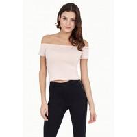 RIB BARDOT TOP