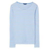 Rib Long-sleeved T-shirt - Lavender Blue