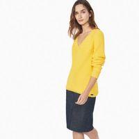 ribbed cotton v neck jumper mango