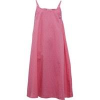 ribbon girls dobby strappy dress pink