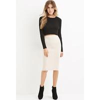 Ribbed Knit Bodycon Skirt