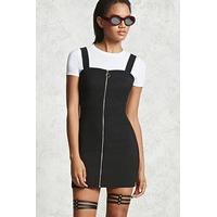 Ring Zipper Pull Combo Dress