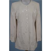 richards size 14 cream smart jacket