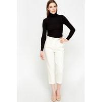 ribbed turtle neck top