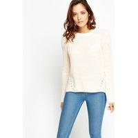 Ribbed Round Neck Jumper