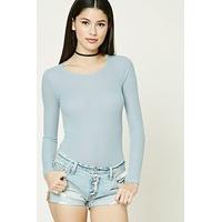 ribbed knit bodysuit