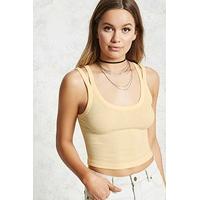 Ribbed Split Cami Top