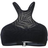Rip Curl Black High Neck swimsuit Las Palmas women\'s Mix & match swimwear in black