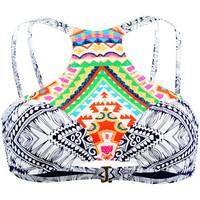 Rip Curl Multicolor Bra Swimsuit Mayan Sun Hi Neck Top women\'s Mix & match swimwear in Multicolour
