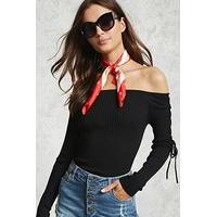 Ribbed Off-the-Shoulder Top