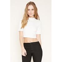 Ribbed Knit Crop Top