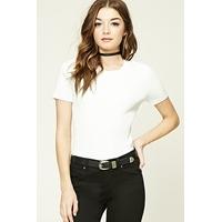 Ribbed Mock Neck Top