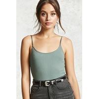 Ribbed Knit Cami Bodysuit