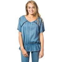 rip curl camiseta womens blouse in blue