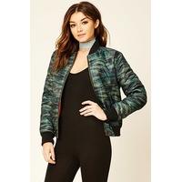 Rise Above Camo Bomber Jacket