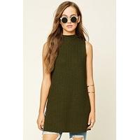 Ribbed Knit Jumper Tunic