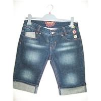 ripcurl size 28 blue hot pants