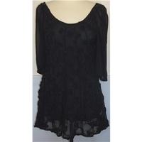 RIVER ISLAND - Size: 10 - Black - Batwing top
