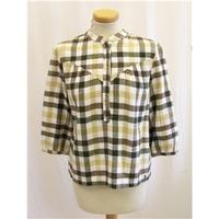 Rip Curl Girls Green Gingham Check Smock top - Size S