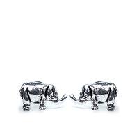 RIDE WIT ME STERLING SILVER ELEPHANT EAR STUDS