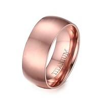 ring circle steel round rose jewelry for daily 1pc