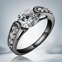 Ring Daily / Casual Jewelry Alloy Women Statement Rings6 / 7 / 8 / 9 Black