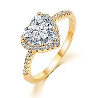 Ring Party / Daily / Casual Jewelry Alloy / Zircon Women Statement Rings 1pc, 6 / 7 / 8 / 9