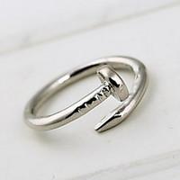 Ring Daily / Casual / Sports Jewelry Alloy Women Statement Rings 1pc, 8 Gold / Silver
