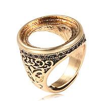 Ring / Party Daily Fashion Casual Jewelry Simple Alloy Women Men Ring 1pc Adjustable Gold Ring Setting