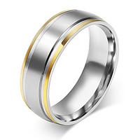 ring punk steel round silver jewelry for daily 1pc