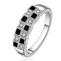 ring jewelrybasic unique design rhinestone geometric friendship turkis ...