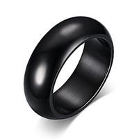 ring circle steel round gold black silver dark blue rose jewelry for d ...