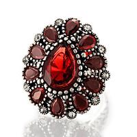 Ring Statement Rings Unique Design Euramerican Fashion Vintage Personalized Luxury Statement Jewelry Resin Alloy Geometric Jewelry For Women