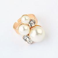 Ring Jewelry Euramerican Fashion Pearl Alloy Jewelry Jewelry For Wedding Party Special Occasion 1 pcs