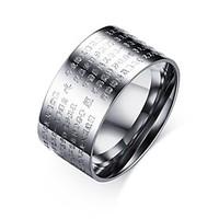 Ring Circle Steel Round Gold Silver Jewelry For Daily 1pc