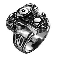 Ring Stainless Steel Titanium Steel Fashion Silver Jewelry Halloween Daily Casual Sports 1pc