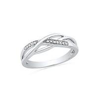 Ring Wedding / Party / Daily Jewelry Sterling Silver Women Band Rings6 / 7 / 8 Silver