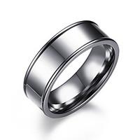 Ring Circle Steel Round Silver Jewelry For Daily 1pc