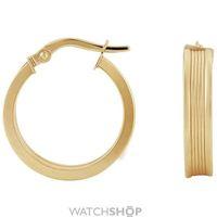 Ribbed Hoop Earrings