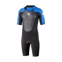 rip curl omega back zip 1 5mm ss springsuit blue