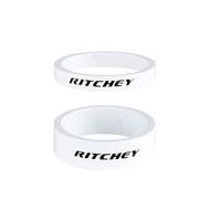 Ritchey - Spacer Wet White (each) 1 1/8\'\' 10mm