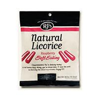 rj licorice natural soft raspberry licoric 300g