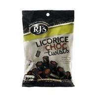 Rj Licorice Choc Twists 280g (1 x 280g)