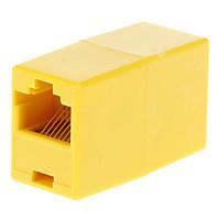 RJ45 Female to Female Adapter Yellow