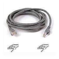 RJ45 CAT-5e Snagless Molded Patch Cable Grey 30m (98.4 ft)