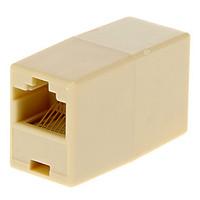 rj45 female to female adapter beige